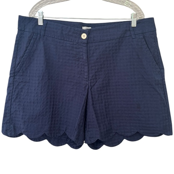 Crown & Ivy | Curvy Shelby Scalloped
Hem High Rise Pockets - Navy Blue Sz 18W - Picture 2 of 7